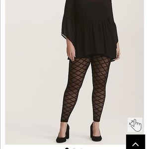 Never worn mesh insert leggings